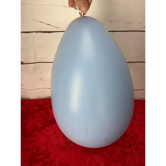 Vtg Grand Venture Easter Eggs Blow Mold 14"‎ Set of 2 Light Blue Green - Picture 15 of 16